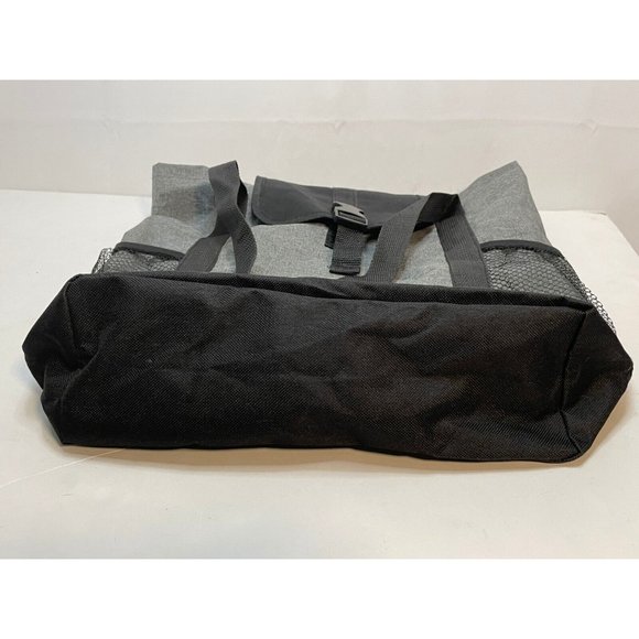 Intel bag 14" x 15" top handle backpack Leed's gray black - Picture 4 of 5